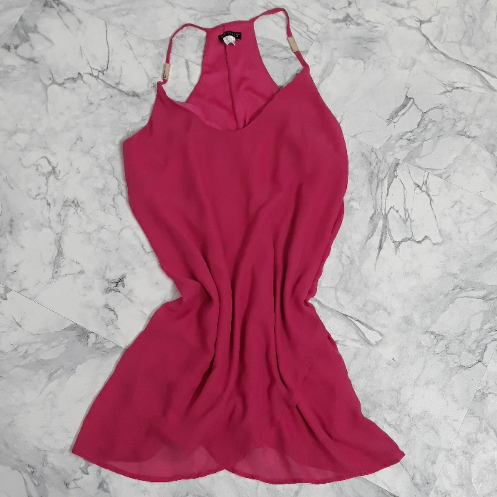 Venus double layer slip with gold metal accents